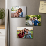 Custom Fridge Magnet Foto Keluarga | Magnet Kulkas Foto Custom Premium | Kado Keluarga Unik Personal Souvenir Foto 2x3 Inch